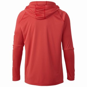 Columbia PFG Terminal Tackle™ Hoodie Herr Röda/Vita (RXSAZ1506)